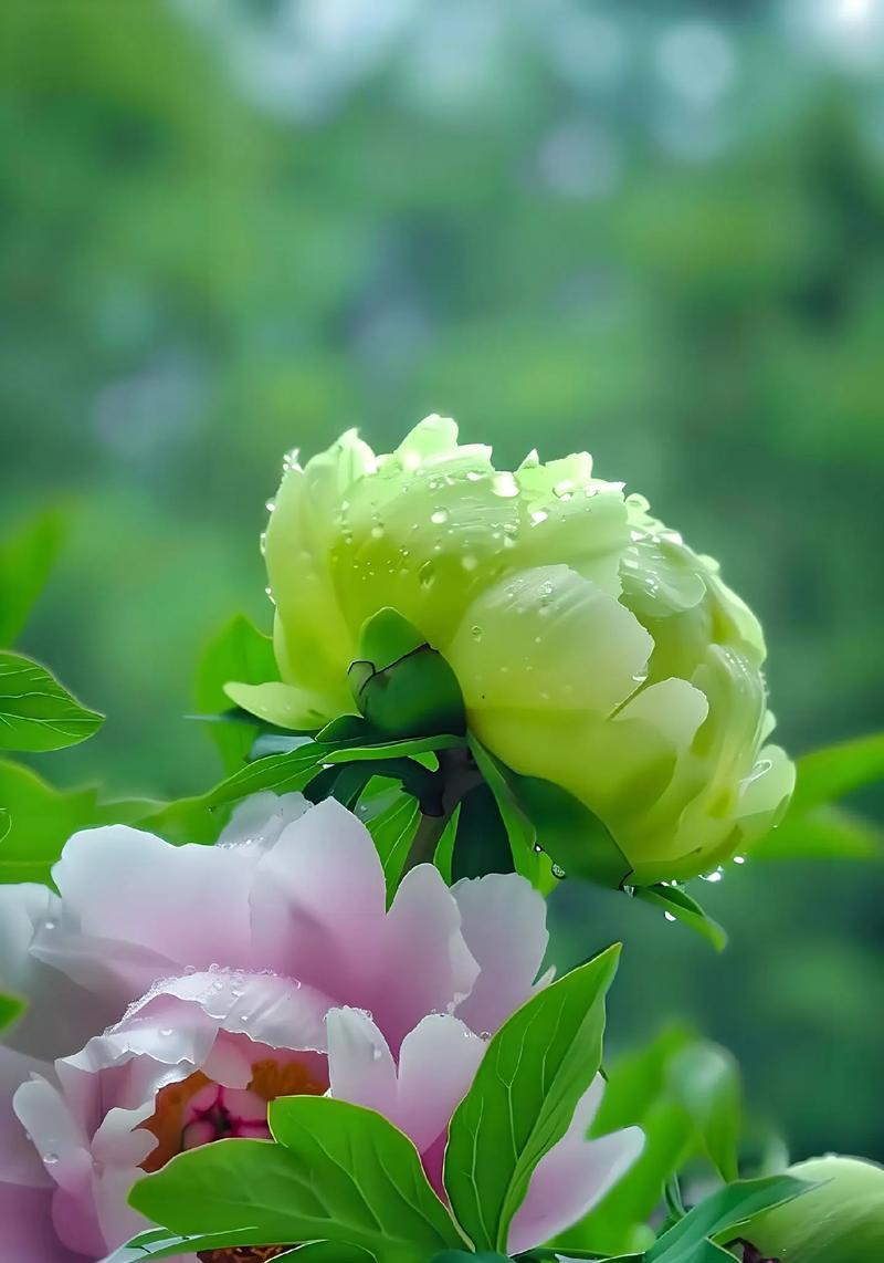 牡丹花的花瓣可以比作哪些事物？