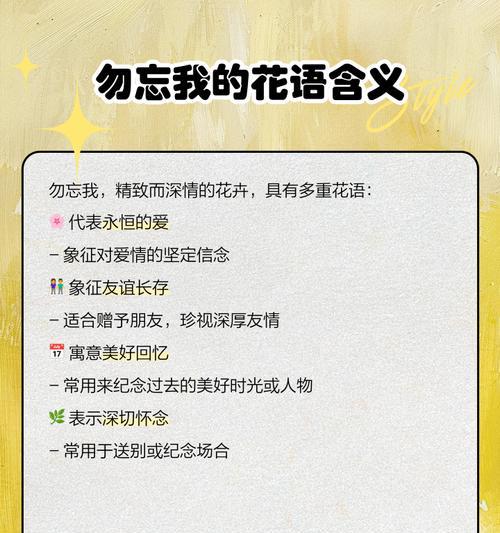 勿忘我花的花语是什么？勿忘我代表永恒吗？