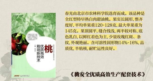 桃子栽培技术要点有哪些呢？如何提高桃子的产量和品质？