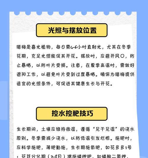 腊梅浇水需要注意什么？