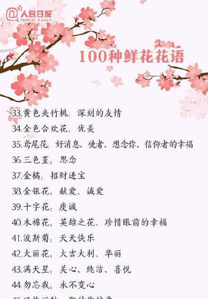 七色百花的花语是什么？每种颜色的花有何象征意义？