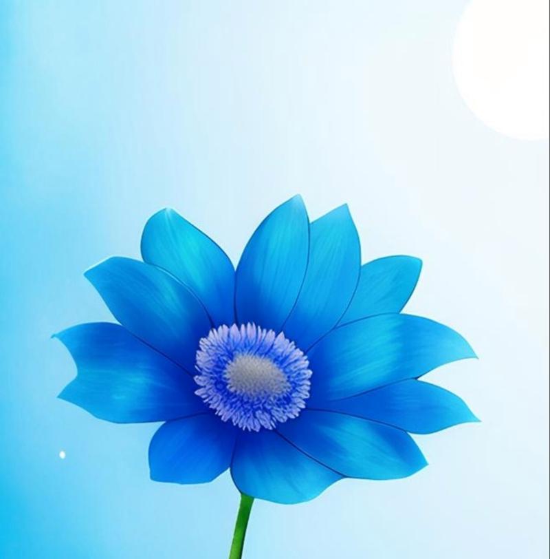 蓝色白色花的寓意和象征是什么？有哪些常见的蓝色白色花？
