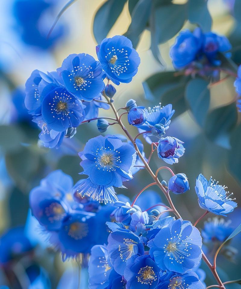 两朵蓝色花意味着什么？蓝色花的寓意是什么？